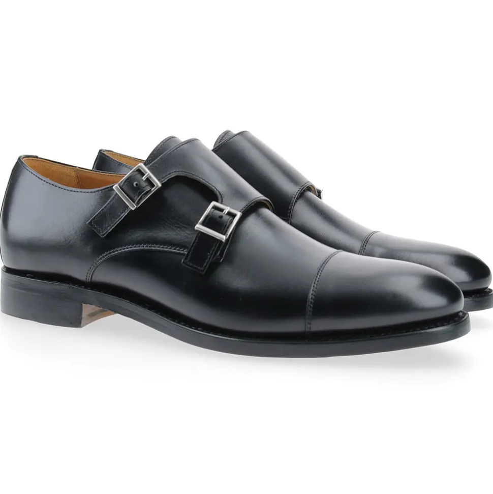 Berwick 1707 Monk^3637-K1 BOX CALF SCHWARZ