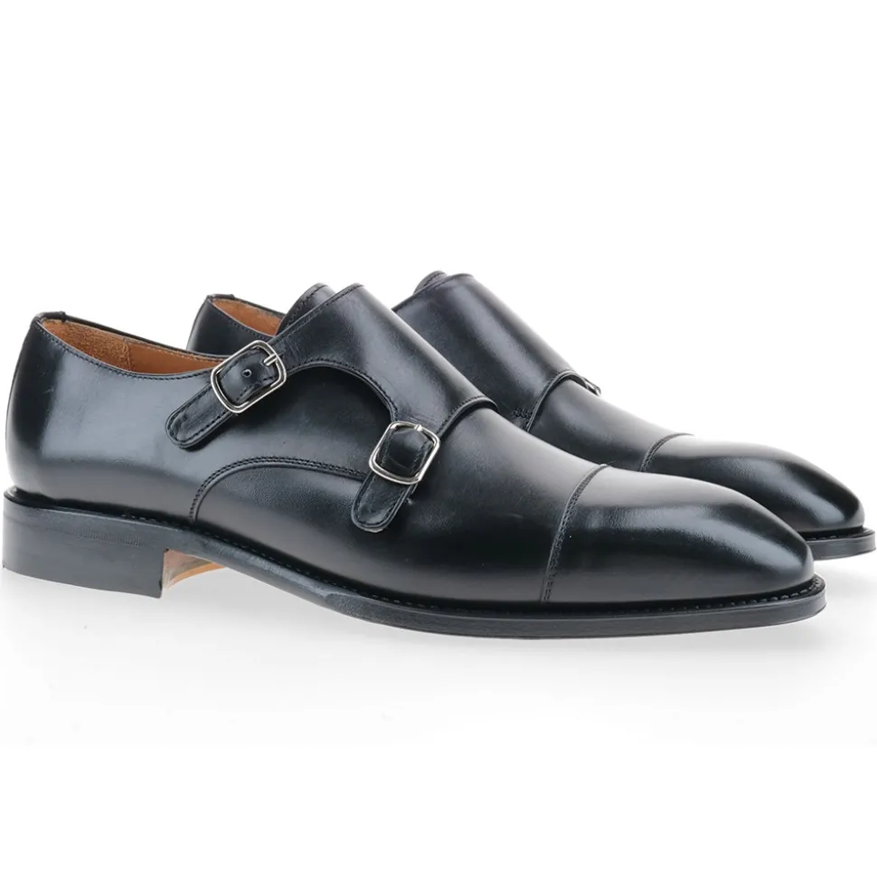 Berwick 1707 Monk^5212-K1 BOX CALF SCHWARZ