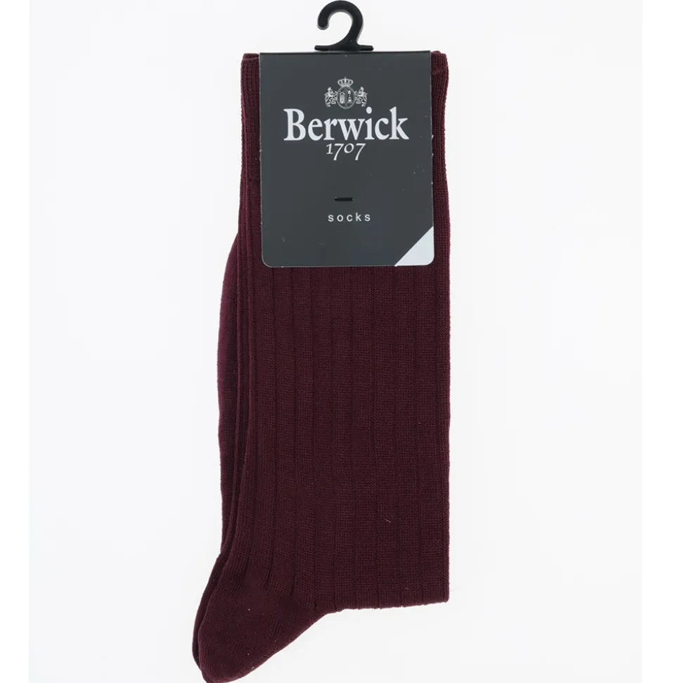 Herren Berwick 1707 Herrensocken^9964 SOMMER SOCKEN - BORDEAUX