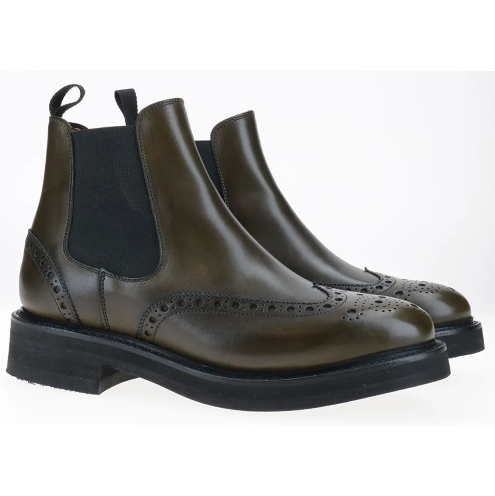 Berwick 1707 Ankle Boots^123-T02 BOX CALF GRÜN