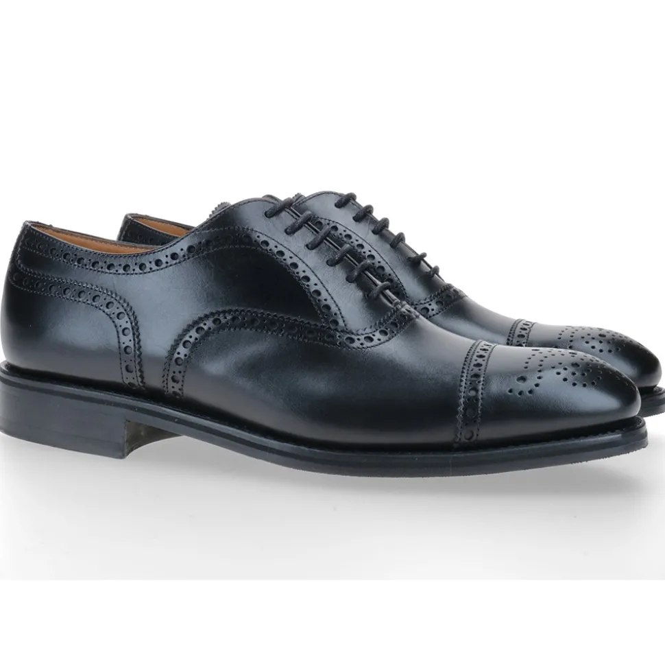 Berwick 1707 Oxford^5454-T07 BOX CALF SCHWARZ