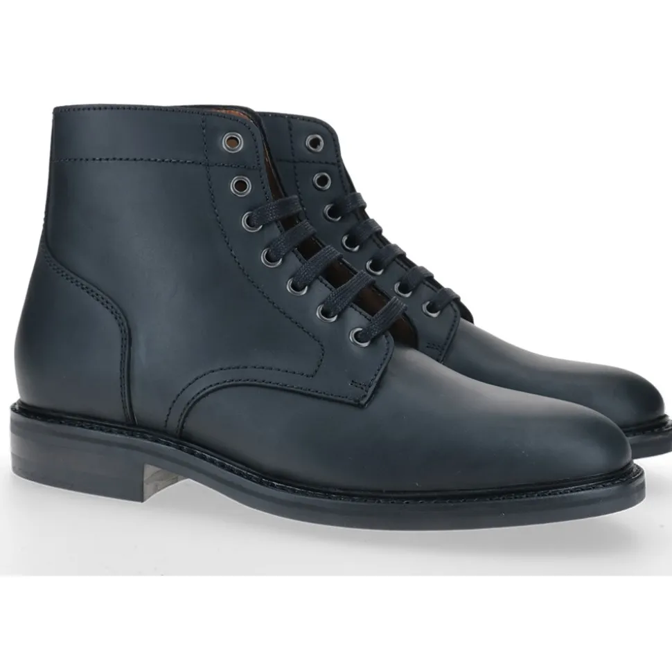 Berwick 1707 Ankle Boots^561-T03 BOX CRAZY RUSTIK SCHWARZ