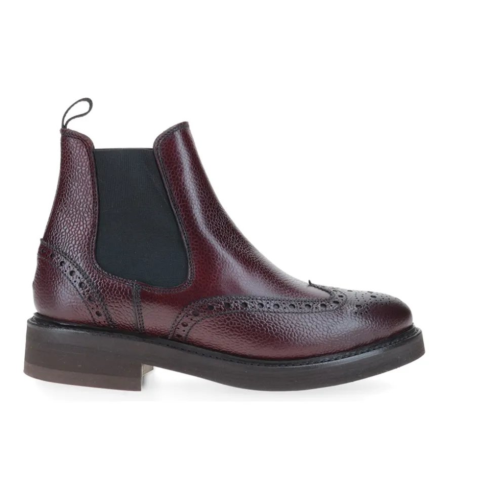 Berwick 1707 Ankle Boots^123-T03 COUNTRY CALF BORDEAUX