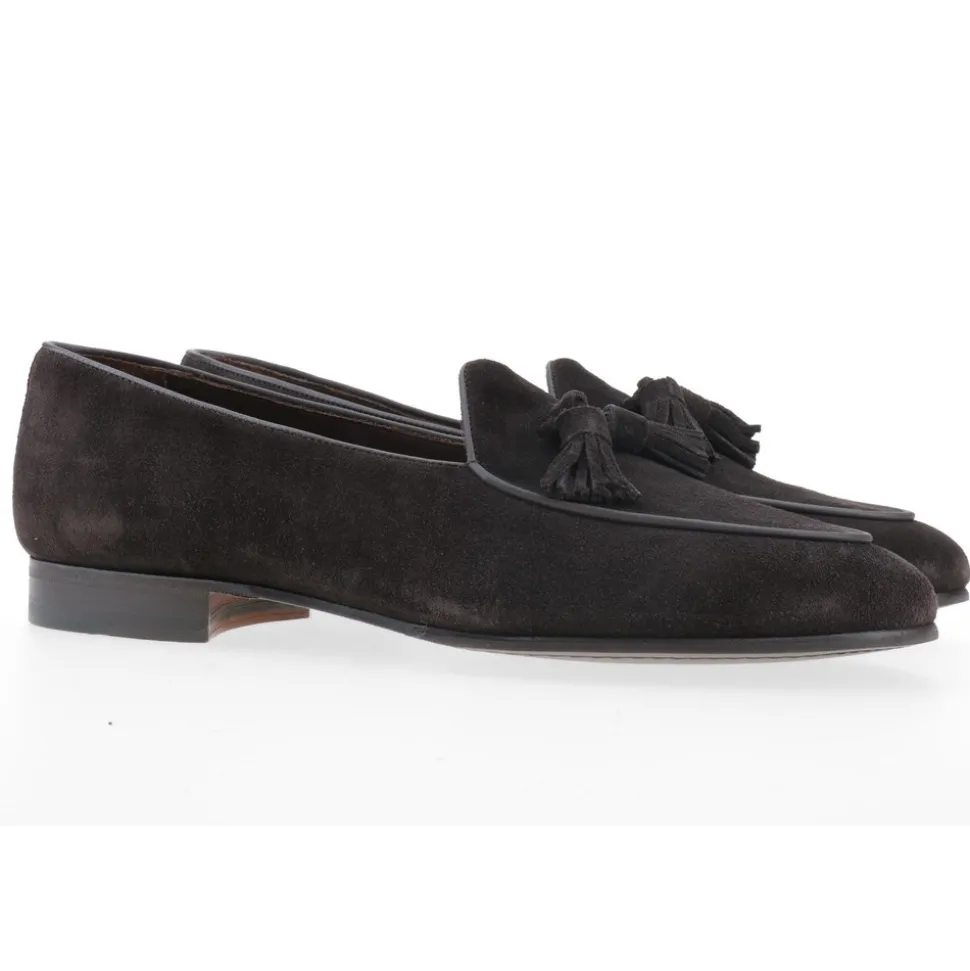 Berwick 1707 Loafer | Blake Stitch^4951-T05 REPELLO CALF DARK PEAT
