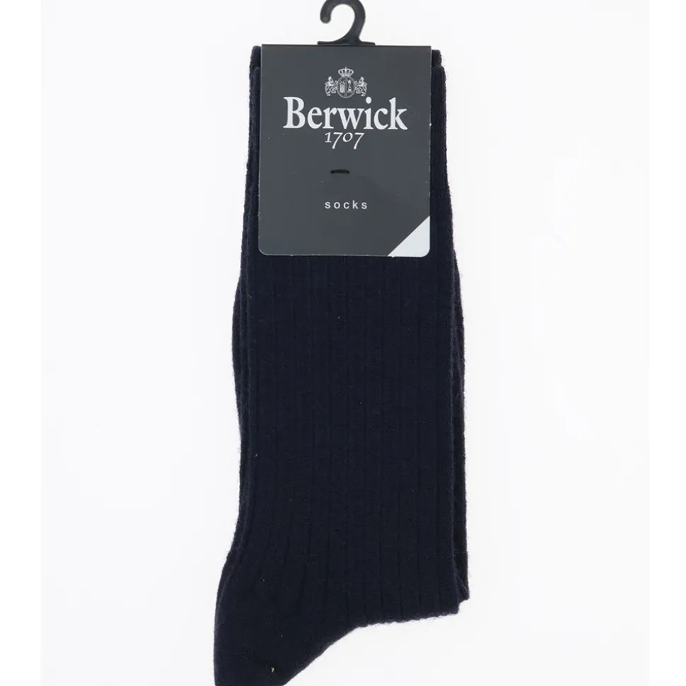 Herren Berwick 1707 Herrensocken^9968 WINTERSOCKEN - BLAU