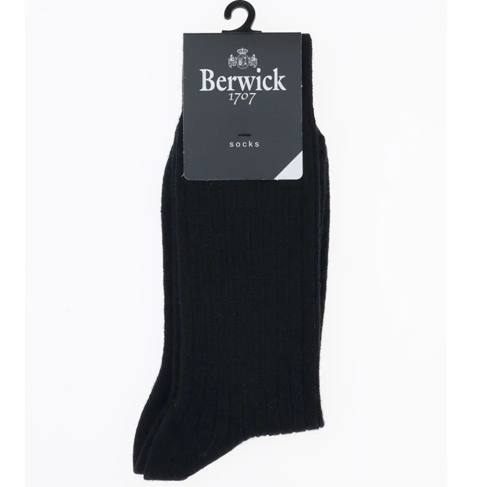 Herren Berwick 1707 Herrensocken^9968 WINTERSOCKEN - SCHWARZ